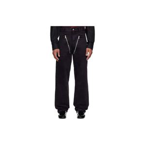 드리스반노튼 청바지 퍼플 패널 데님 진 252358M186007