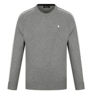 [레노마골프]25FW 남성 컬러 배색 라운드 니트 RMSRO3281-197_IC