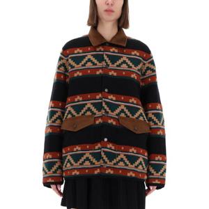 게스트인레지던스 버튼 프론트 패턴 루즈핏 재킷 M32919JH BLAC