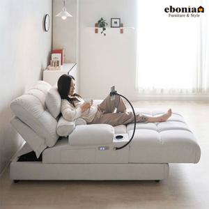 [특가 한정10조] 라온 전동 모션 원터치 슬라이딩 소파베드 기능성 쇼파침대 자취템 원룸 집콕 집순이 게으름 그만자 고급형원단 유트브 핸드폰거치대