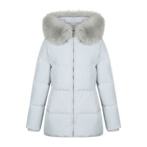 [핑골프]여성 폭스퍼 후드 슬림 덕다운 점퍼 121D4JP484_GY