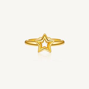 수앤진골드 플로우 스타 돌반지 24K 순금 0.5g