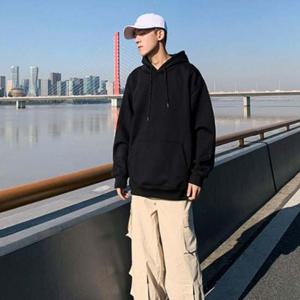 후드티셔츠 무지긴팔 기모안감 커플 IS-TS02