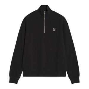 [메종 키츠네] FW25 남성 폭스헤드 반집업 맨투맨 PM00305KM0341 P199