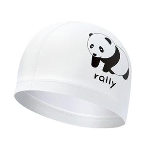 랠리 2025 아동용 우레탄 코팅 수모 수영모 C63084 WHT