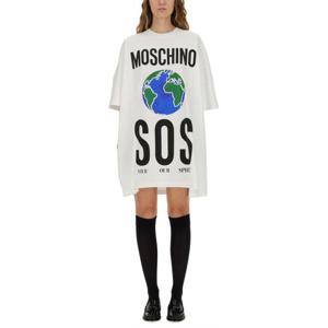 모스키노 미디 원피스 04395442 1001 WHITE