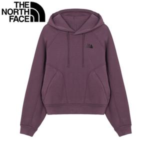 노스페이스 NM5PR80C 여성 세미크롭 후드티 누베 긴팔 후디 티셔츠