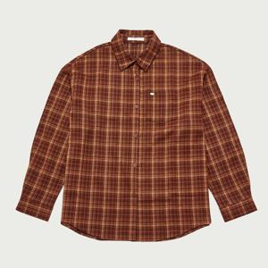 여성 오버핏 체크 롱 셔츠_183(10540-120-806-25)