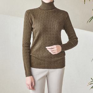 [한정수량] [모리스커밍홈] 모던 꽈배기패턴 목폴라 니트_M2411KN172D