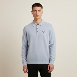 메종키츠네 MM00211KT1036 H410 볼드 폭스 헤드 패치 폴로 남성 니트