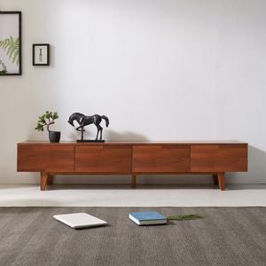 퍼스웰 그린 2000 멀바우 고무나무원목 LPM 거실장 TV장(GB_023)