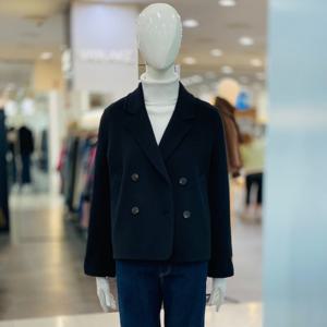 [클리지]핸드메이드 캐시미어 더블 기본핏 반코트 자켓 CQ1WJK05