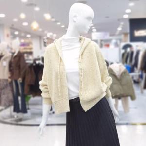 abfz sh06 후드 루즈 도톰 버튼 니트 SLBHA1Y41B