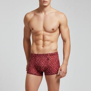 비너스 트렌디한 깃털 나염 폴리 스판 남성 데일리 드로즈 팬티 VMPQ723T