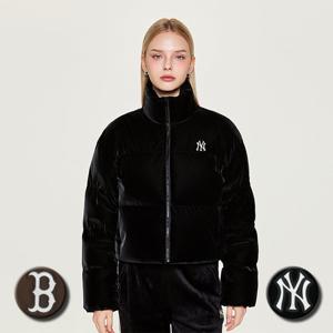 MLB 여성 크롭 매트유광 커브 패딩 점퍼 (3FDJB4056)