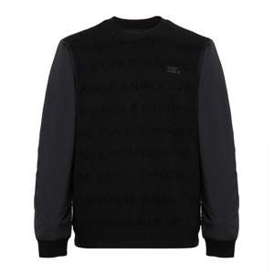 [와이드앵글] 남성 CO 패딩 슬리브 라운드 방풍 스웨터 WMW25K73Z1