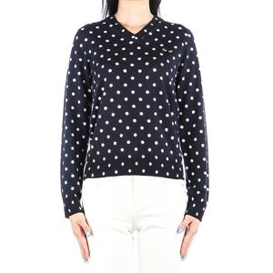 [꼼데가르송] (P1N035 NAVY) 여성 긴팔 니트