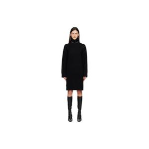 토템 원피스 블랙 브로드 터틀넥 미니 드레스 252771F052010