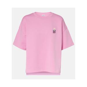 로에베 x Louis Wain Futurist Cats 코튼 블렌드 티셔츠 P01118208