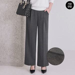 [한정수량] [모리스커밍홈] [55-77]뒷밴딩 헤링본 기모 슬랙스(기모안감)_M2512PT097D