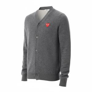 COMME DES GARCONS 25FW 레드하트 와펜 울 가디건 (AX N008 051 3 (P1N008  AZ N008 051))