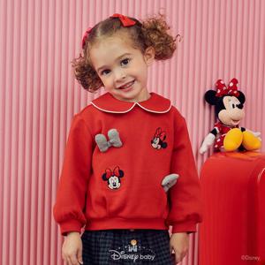 [디즈니베이비]미니리본포인트기모맨투맨/79S721056-GR