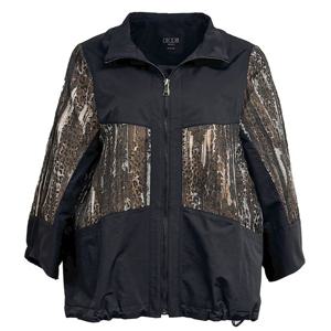 [데시데]쟈가드배색 집업재킷 DPF570