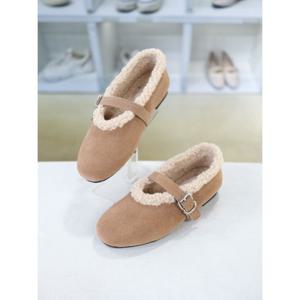 [코디엘루]가죽 양털안감 메리제인 겨울 플랫 2cm CDSP501047-2