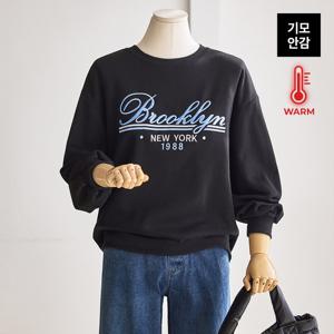 [한정수량] [커스텀에이블] 기모 자수 라운드 맨투맨_T2512TS188D