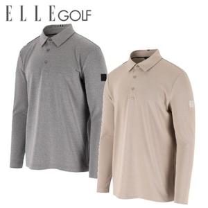 [엘르골프]남성 간절기 가슴 프린트 폴로티셔츠 6J55203_DJ