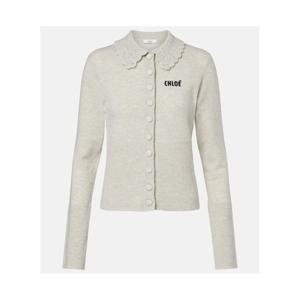 끌로에 로고 울 카디건 P01130741