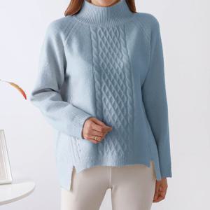 [한정수량] [모리스커밍홈] 반목 꽈배기 옆트임 니트_M2512KN146D