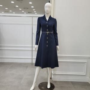 [미니멈]카라넥 플레어 원피스 (MYDAWO0240 DV)-IC