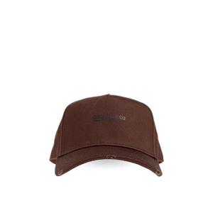 디스퀘어드2 디스트레스드 로고 프린트 베이스볼 캡 모자 BCM096205C00001