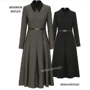 [미니멈]MD 카라 플리츠 원피스  MD MYDAWO0220_CJ