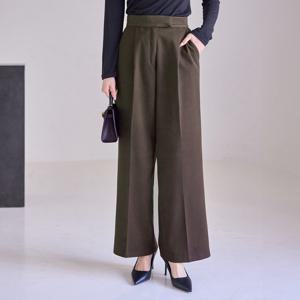 [한정수량] [모리스커밍홈] [55-77]윈터 히든버클 와이드 슬랙스(기모안감)_M2512PT105D