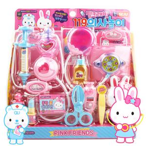 핑크래빗 119 의사놀이 유아 병원놀이세트 장난감