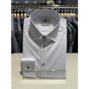닥스셔츠 준슬림핏 노케어 도비 자가드 화이트 긴소매 (DMP1SHDL211A1)