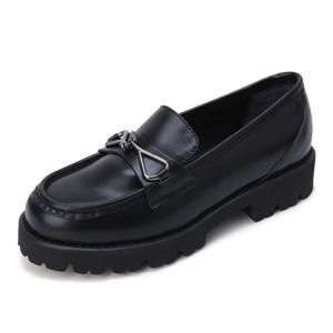 [랜드로바(여성화)]랜드로바 여성 경량 캐주얼 장식 로퍼 LANSLC3846WK1 블랙