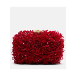 지미추 Cloud 임벨리시드 새틴 클러치 P01103930