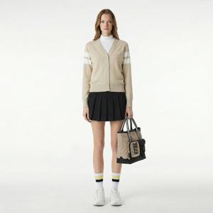 [먼싱웨어]여성 베이직 플리츠 스커트 블랙 MR122LSK12