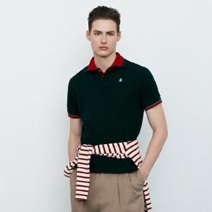 [먼싱웨어]남성 시그니처 폴로 티셔츠 다크그린 MR121MTS13