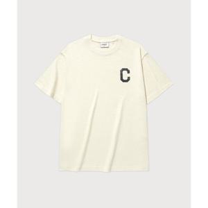 커버낫 슬럽 크랙 C 로고 티셔츠 B1 CO2502ST32 IV