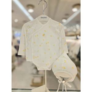 [압소바] (IV) 26SS 모니 뱀부 배냇슈트 (모자) (A1A10118)