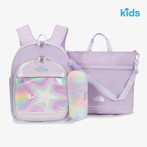 노스페이스 키즈 NM2DS01R 라벤더 걸즈 파핑 스타 스쿨 팩 신학기 책가방