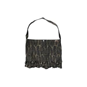 Kapital캐피탈 12온즈 맥파이 데님 메디슨 백 라지 블랙 베이지 K2503XB502