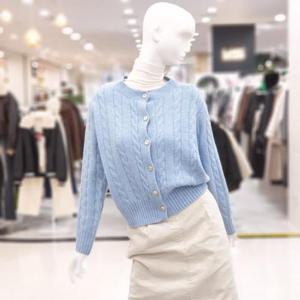 abfz sh06 포근 라운드 버튼 가디건 니트 SLBHA1Y50A