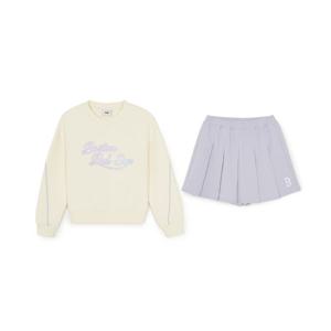 MLB키즈 여아 애슬레저 맨투맨세트 (7FS2A036143NBL)