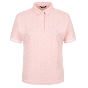 [레노마골프]25SS 여성 로고 자카드 카라 반팔 티셔츠 RWTPO6107