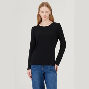 [베네통] 배색 라인 버튼 긴팔 티셔츠 BATS91541